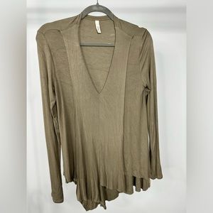 Elan Green Flowy Top